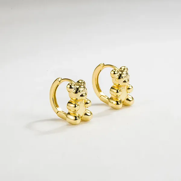 Gold_Bear_Earrings_For_Women